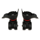 1 Pair Suitcase Luggage Silent Casters Wheels for Travelling Bag - L (Large)