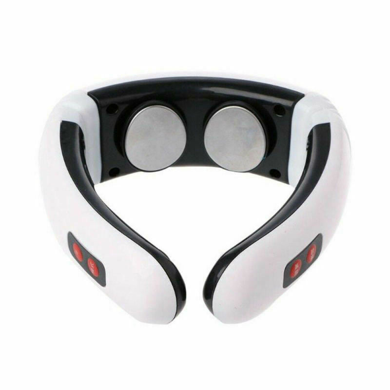 Electric Pulse Neck Massager Magnetic Therapy Vertebra Treatment PAIN RELIEF New