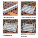 Portable Folding Lightweight Camping Table Picnic Travel BBQ Furniture With Bag