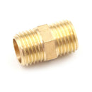 Metal Solid Brass 1/4" PT Male Thread Water Hose Pipe Straight Connector Gw