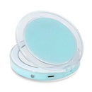 Led Lighted Mini Makeup Mirror 3X Magnifying Compact Travel Portable Sensin