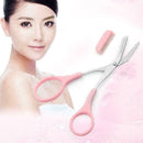 Makeup Eyebrow Hair Scissors Trimming Tweezer StainlessSteels Tool B O5N8