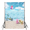Ocean Landscape Cloth Photography Background Backdrop for Photo Studio Decor