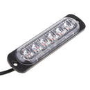 2x 6-LED Emergency Vehicle Grill Warning