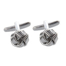 Wide Fine Thread Knot Cufflinks X5I6