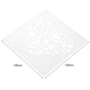 Plastic Cake Foam Spray Template Barista Stencils Decoration Tool Garland M I7N6