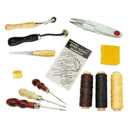 Leather 1 Set New Craft Hand Stitching Sewing Tool W2M3 Kit/ T Waxed Thimbl S7O8