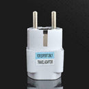 UK US AU to EU European Power Socket Plug Adapter Travel Converter Portable C9X0