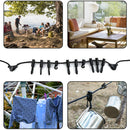 Non Slip Travel Clothesline Portable Tent Accessory Retractable Outdoor Camping