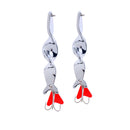 2Pcs Twisted Spinner Lures Metal Fishing Spoon Baits Jigging Sequins 14g 21g