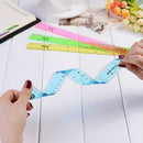 Soft 30cm Ruler Multicolour Flexible Creative Stationery Rule School Supply New