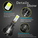 H3 LED Headlight Bulb Car Fog Light Beam Lamp 6000K 80W 9600LM White