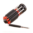 Multifunction 8 In1 Screwdriver Craftsman Repair Tools Set Kit W/ LED Light BVH