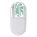 Auto Rotation Handheld Fan USB Mini Strong Wind for Girls Baby White