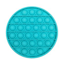 Push Bubble Fidget Sensory Toys Relief Stress Squeeze Toys (Light Blue)