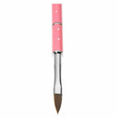 New Nail Art Acrylic Carving Pen NO.8 Crystal Brush Powder Tool Pink