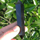 60mm-80mm Natural Obsidian Crystal Quartz Double Terminated Wand Point Heal Gift