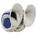 White Loud 8 Tone Snail Universal Electric Horn 12V 110 dB For Car Truck Auto