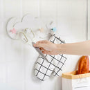 Plastic Star Cloud Hook Clothes Storage Hanger Rack Wall Kid Bedroom Decor