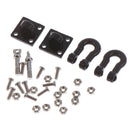 2Pcs/pair RC Car Metal Trailer Shackle Rescue Tow Hook for 1/10 RC Crawler JR