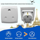 YuaDon YD-9SA EU to South Africa Plug Universal Travel Charger Converter