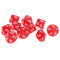 20 Pieces Acrylic Multi-sided Dices D10 Dice for Role Playing Game Dungeons and