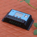 12/24V 10A LCD USB Solar Regulator Charge Controller Battery Protection