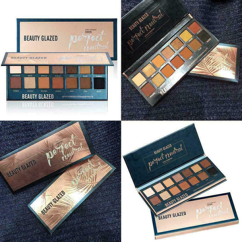 14 Colors Shimmer Eye Shadow Powder Palette Matte Eyeshadow Makeup Beauty T C5X8