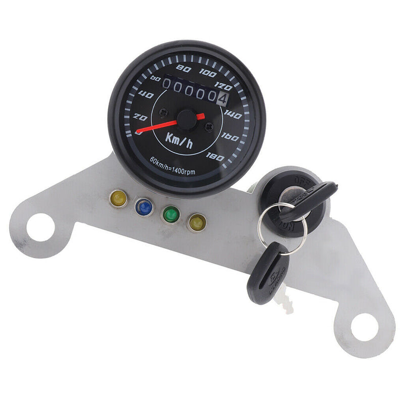 Motorcycles Modified Instrument LED Dual Odometer Speedometer(0-180 km/h)
