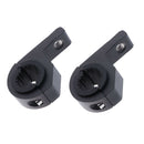 4 Pieces Black Front Rear Motorbike Turn Signal Light 33mm Fork Clamp