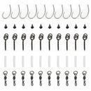 10set 50pcs Ronnie Rigs For 360 Rigs Pop-Up Rigs Size 6 Hooks