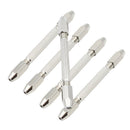 Double Head Chuck Pin Vice Handle Mini Hand Drill Walnut Perforated Tools PCB
