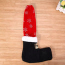4pcs Christmas Chair Leg Chair Foot Covers Party Christmas Table Decor