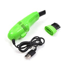 Mini Computer Vacuum USB Keyboard Cleaner PC Laptop Brush Dust Cleaning Kit ^