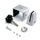 2pcs Clamp Adjustable Desktop Partition Retainer Clips Aluminum Alloy C-shaped