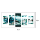 Blue Flowers 5D DIY Full Drill Diamond Painting 5-pictures Combination Kits