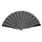 Black Folding Hand Fan 23cm Summer Portable Women Fan Craft Souvenir Decor