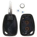 2 Button Remote Control Key Case Battery Replacement Kit For Vauxhall Vivar R6K8