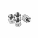 4 Sets Aluminium Car Wheel Tyre Valve Stems Air Dust Cover Screw Cap Acces KLH