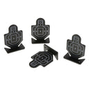 4pcs Steel Human Silhouette Target Set 7 x 5cm for Shooting Hunting Practice
