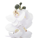 2Pcs Artificial 12 Head Orchid Phalaenopsis Flower Home Garden Decoration