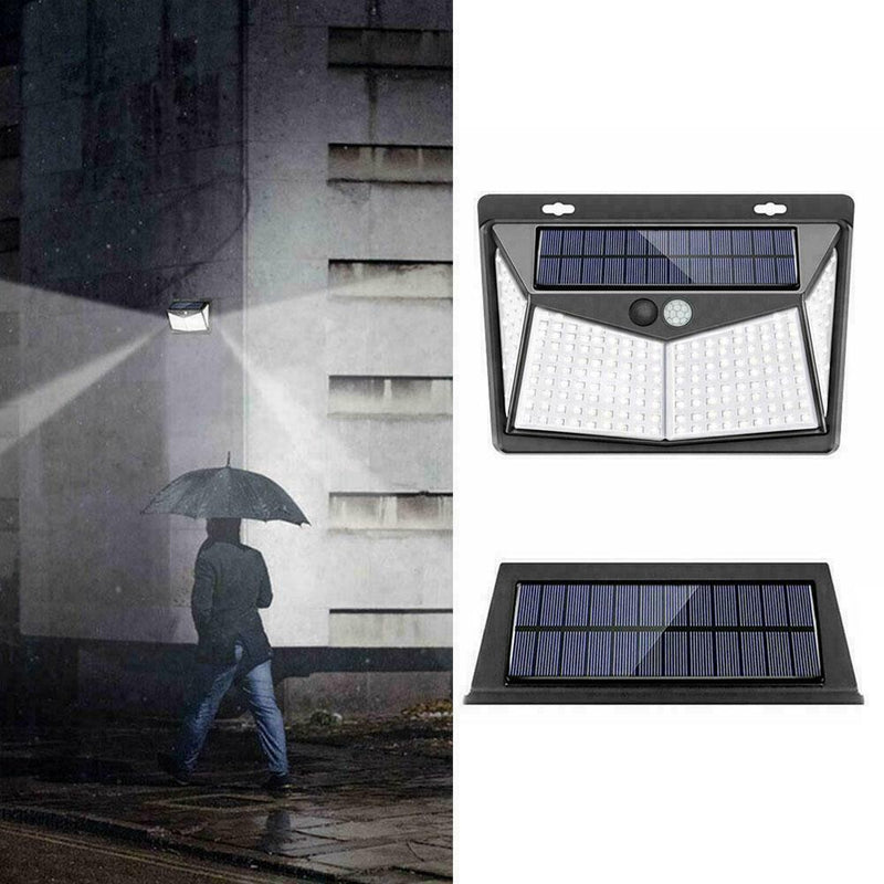 Solar Motion Sensor Light Wall Light Garden Lamp Human Induction Outdoor Ne E0N2