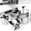 10pcs Gingerbread House Cookie Cake Cutter Mold Biscuit Mould For Christmas
