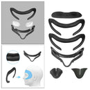 Facial Interface Bracket Lens Cover Set for Oculus quest 2, PU Leather Foam Face