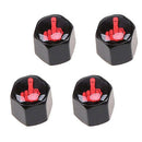 1 Set Anti-theft Middle Finger Style Car SUV Wheel Tire Valve Stem Caps Covers