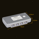 4Ports USB 2.0 Auto Sharing Switch HUB Selector For Printers Scanner