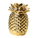 3 Pcs Ceramic Pineapple Shaped Statue Desktop Display Home Office Cafe Decor