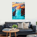 Diamond Painting Full Round Drill Waterfall 5D Daimond Painting Embroidery  X2A7