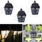 3 Pcs Solar Powered Outdoor Garden Fence Wall Light LED Outdoor Garden Lamp