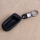 Carbon Fiber Remote Key Fob Case Cover Fit for Jeep Dodge Challenger Chrysler